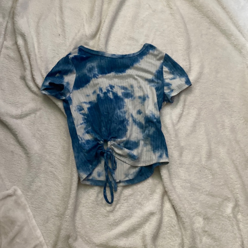 Tie dye blue shirt!